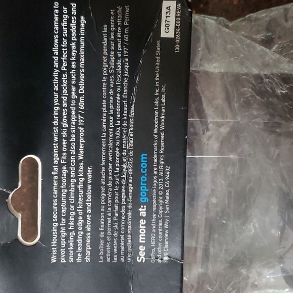 GoPro HD Hero 3 Wrist Housing for Black White Silver GoPro.  AHDWH-301 - Picture 3 of 6